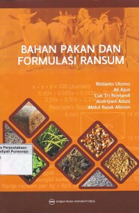 Bahan Pakan dan Formulasi Ransum