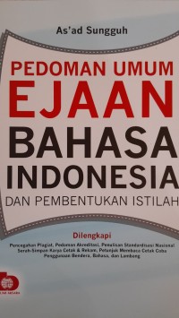 Image of Pedoman Umum Ejaan Bahasa Indonesia dan Pembentukan Istilah